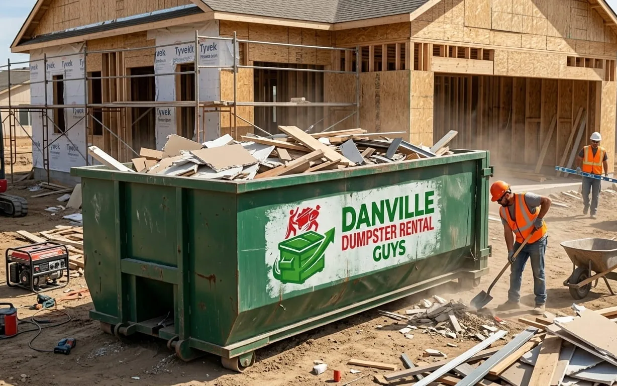 Construction Dumpster Rental in Danville IL