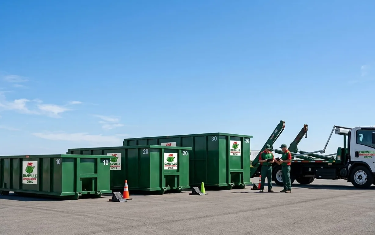 Dumpster rental service areas near Danville IL Dumpster rental service areas around Vermilion County