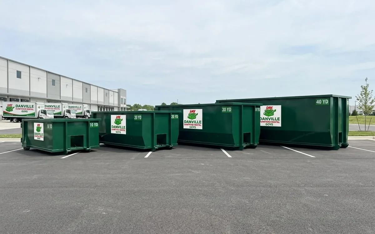 Dumpster sizes in Danville IL Roll-off dumpster sizes available in Danville, Illinois