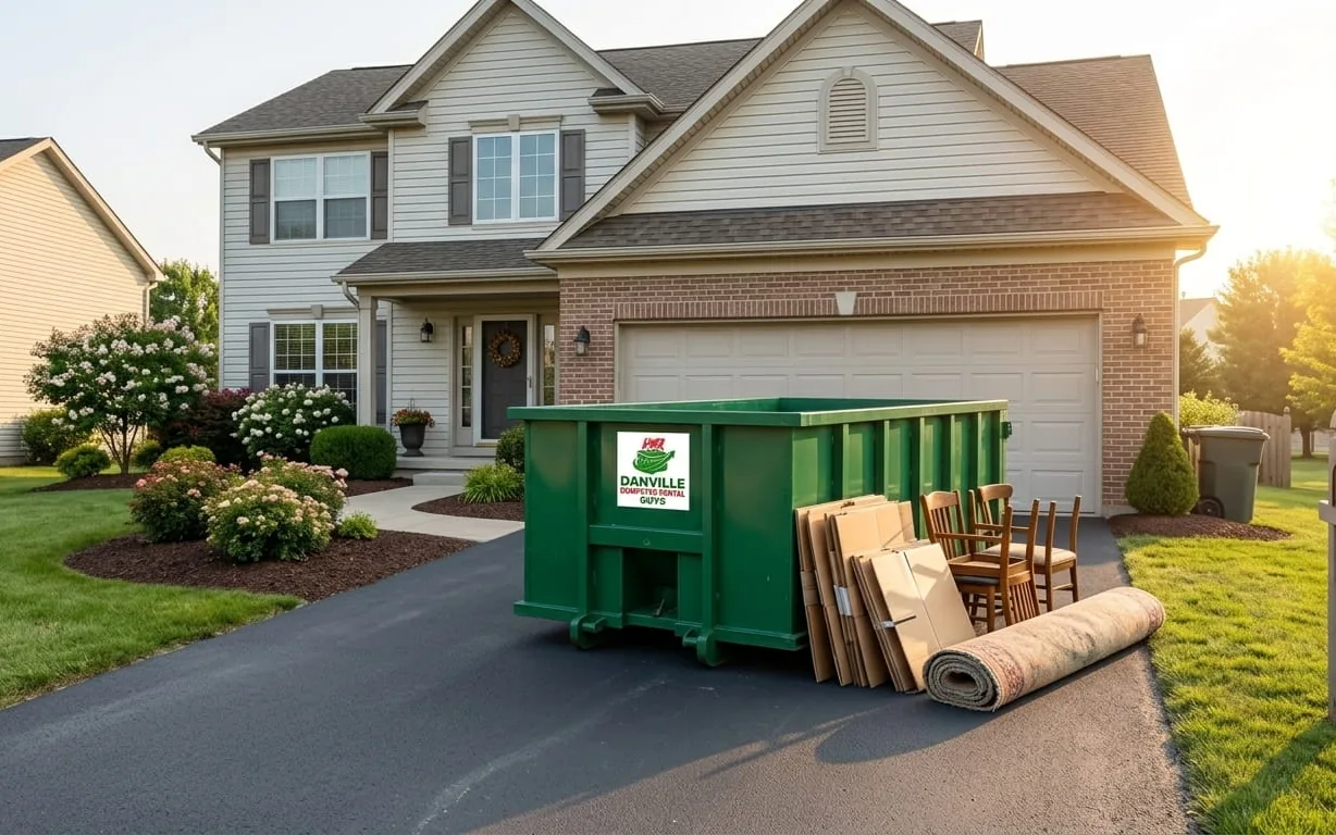Residential Dumpster Rental in Danville IL